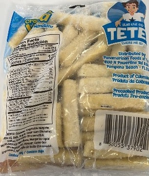 Teteu Palito de Mandioca Congelada 2LBs