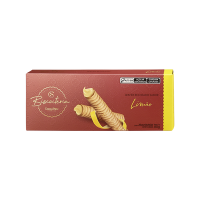 Wafer Biscoito de Limão Cacau Show 80g