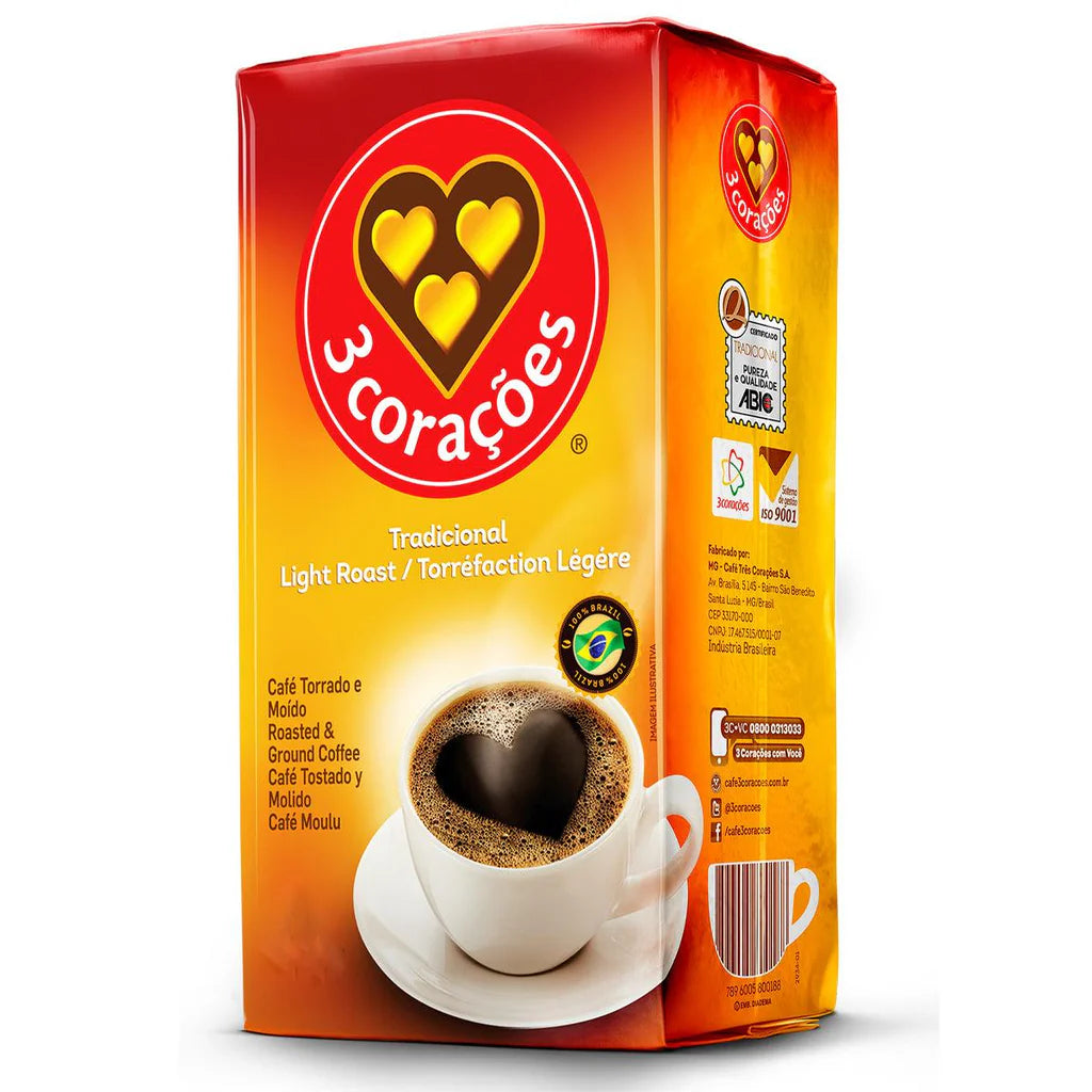 Café 3 Corações Tradicional Vácuo 250g