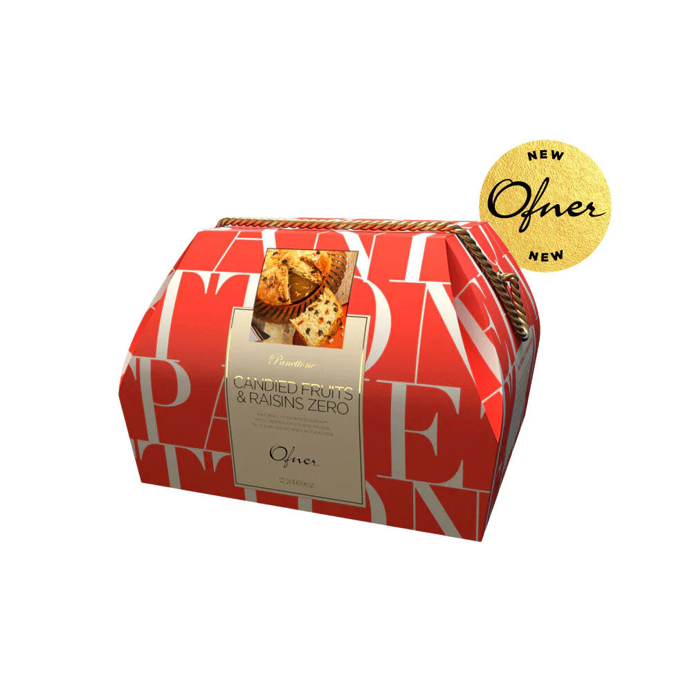 Panettone Genovese Tradicional de Frutas Sem Açúcar Ofner 700g