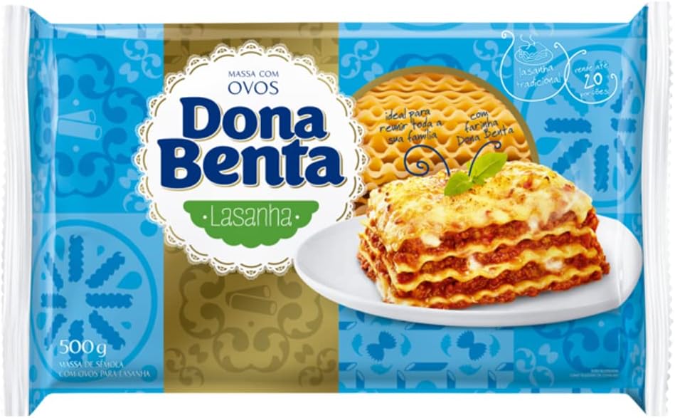 Dona Benta Lasanha Ovos 500g