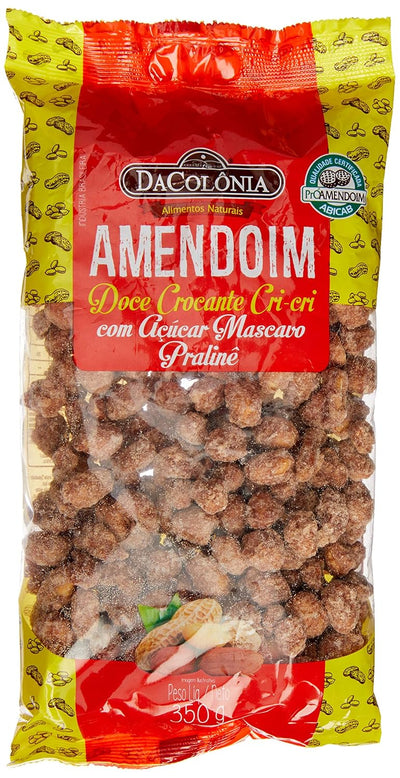 Amendoim Doce com Açúcar Mascavo (cri-cri) Da Colônia 350g