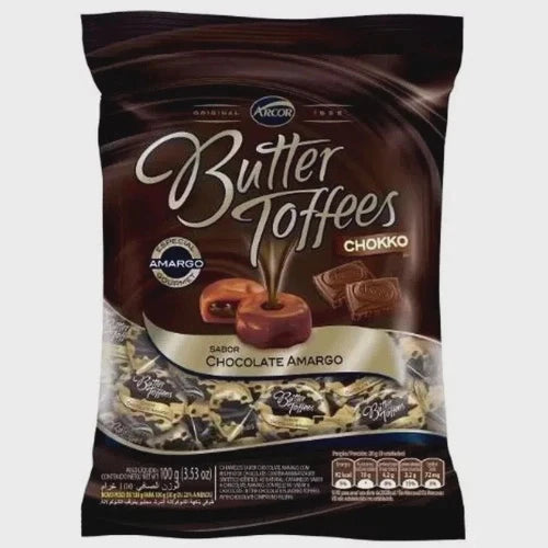 Bala Butter Toffee Chocolate Amargo 100g