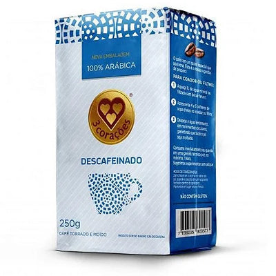 Café 3 Corações Café Descafeínado 250g