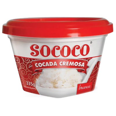 Cocada Cremosa Branca Sococo 335g