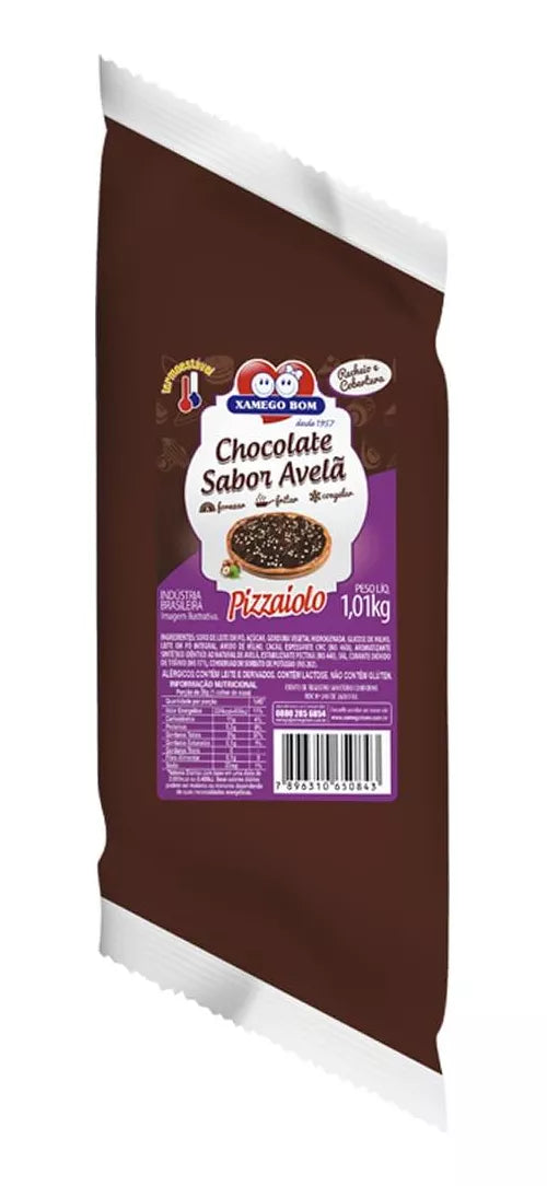 Cobertura/Recheio Chocolate com Avelã Pizzaiolo Intense - Xamego Bom 1kg