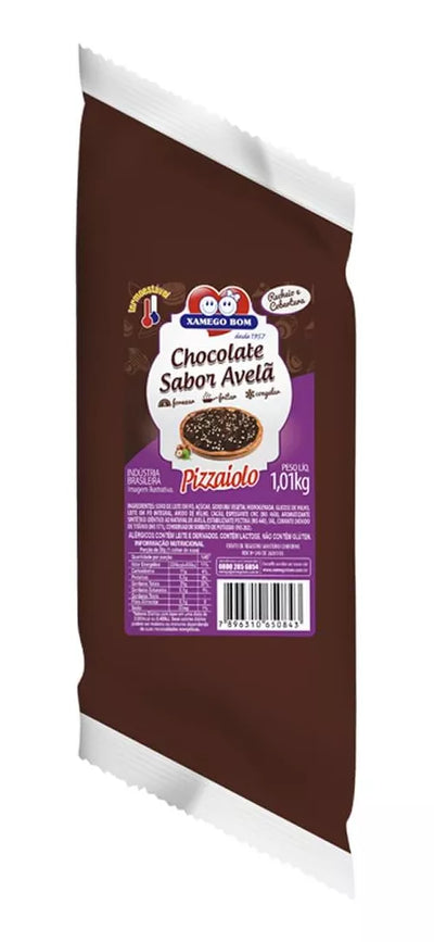 Cobertura/Recheio Chocolate com Avelã Pizzaiolo Intense - Xamego Bom 1kg