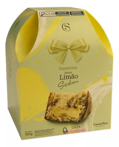 Panettone Limão Siciliano Cacau Show 580g