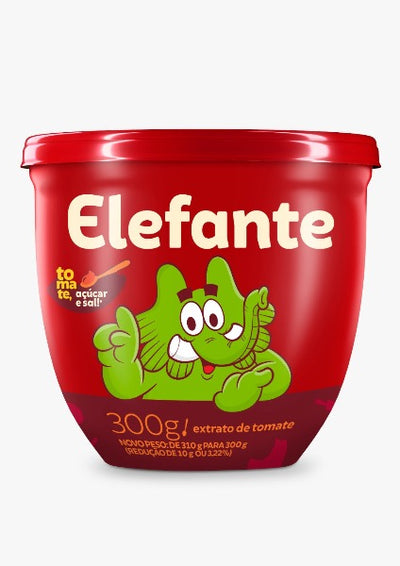 Extrato de Tomate Pote Elefante 300g