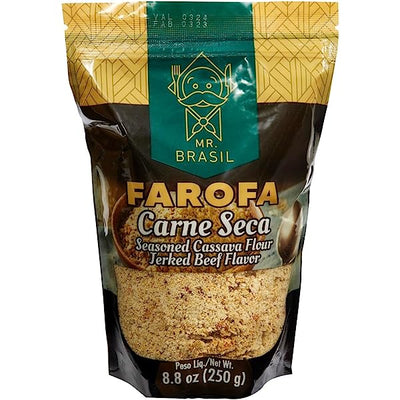 Farofa Mandioca Gourmet Carne Seca Mr. Brasil 250g