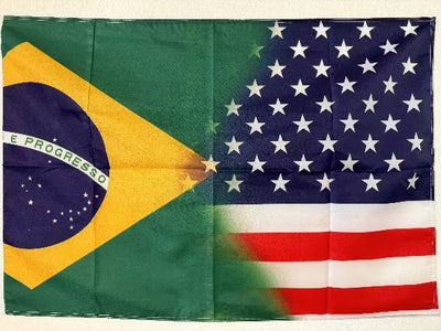 Bandeira Brasil x USA -  2x3ft