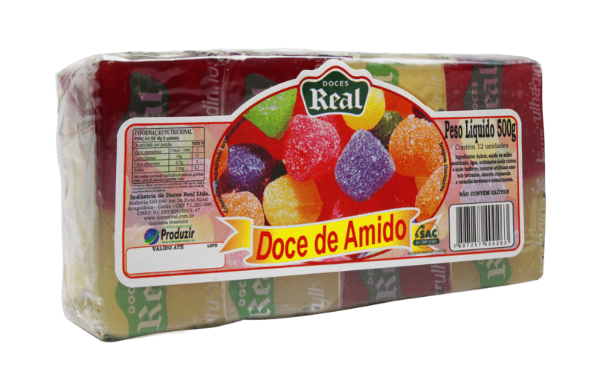 Tabletes de Amido Real Doces 500g