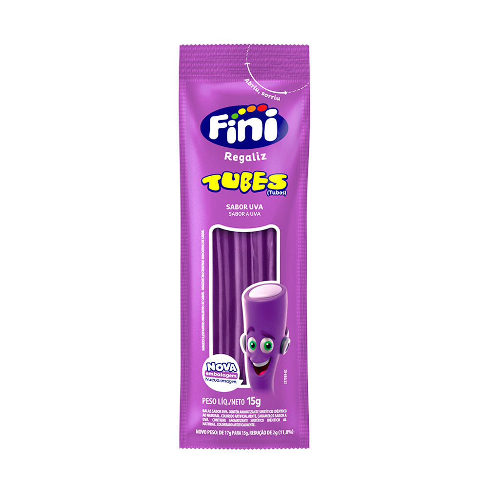 Fini Cartela Tubes Uva 15g