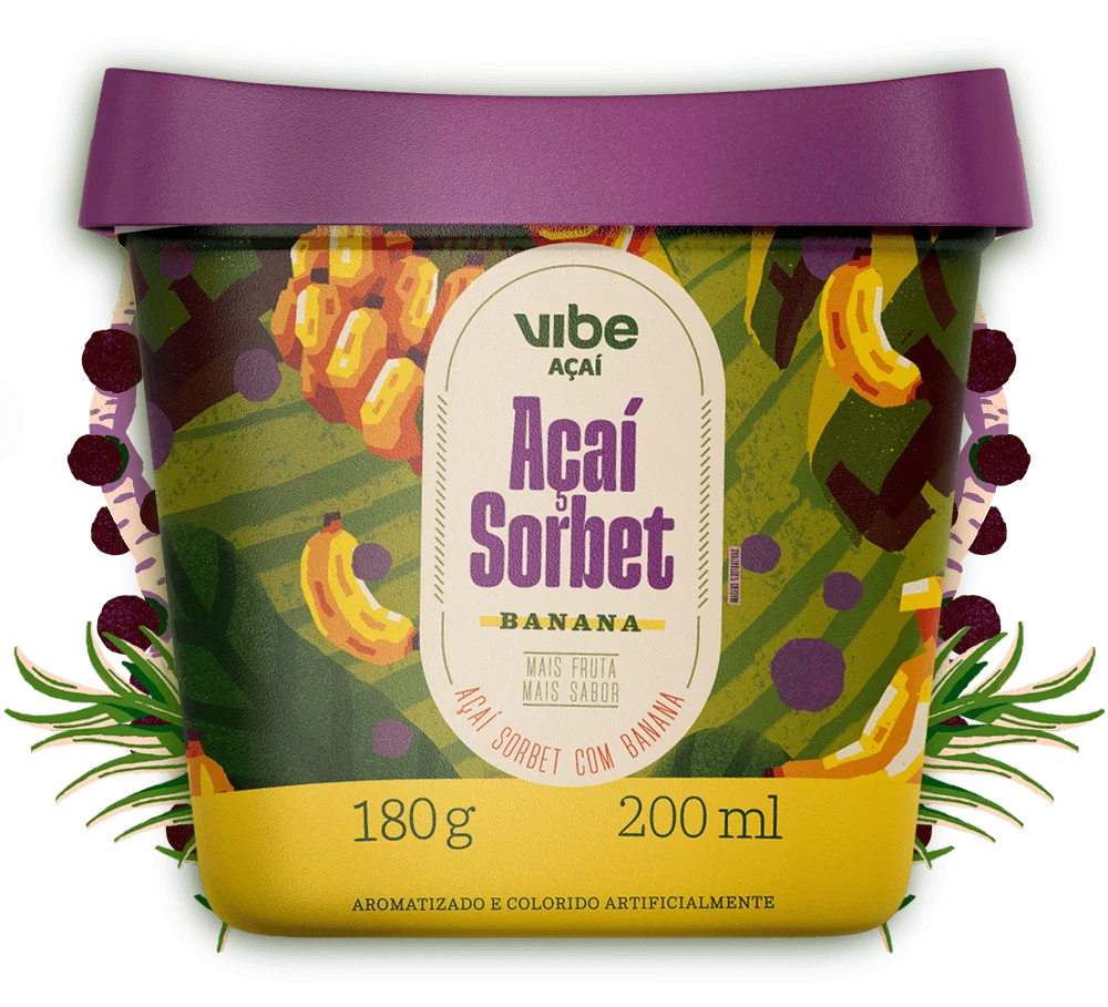 Açaí Sorbet 200ml - Vibe