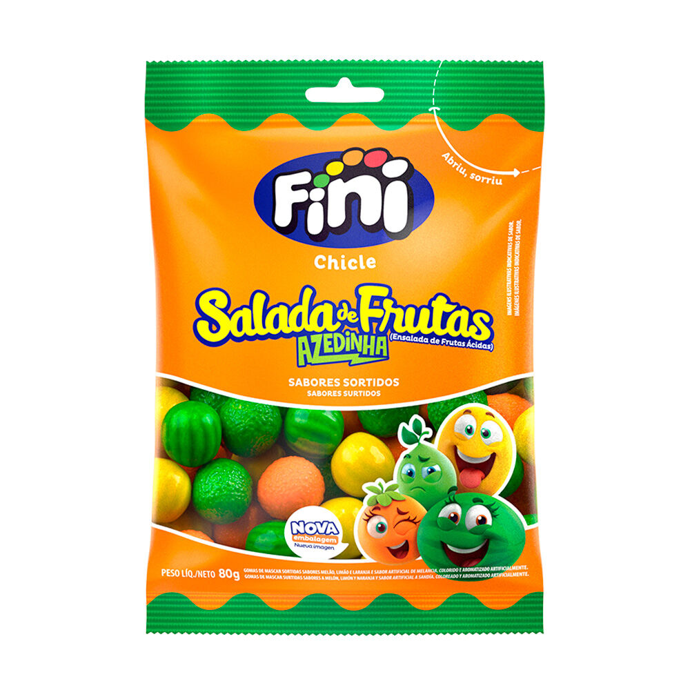 Fini Chicle Salada de Frutas 80g