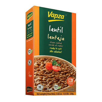 Lentilha Temperada 250g Vapza