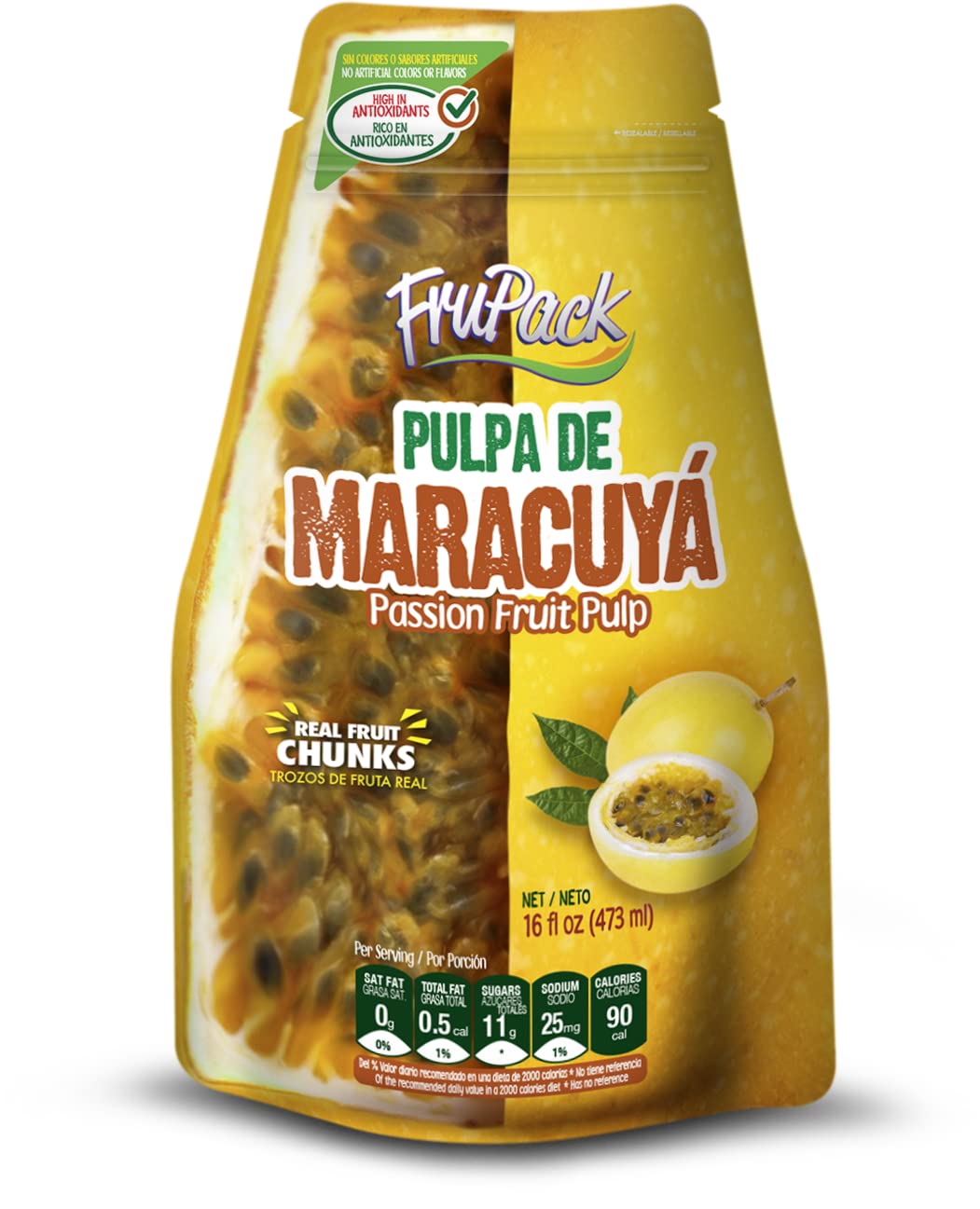 Polpa de Fruta Maracujá Frupack 454g