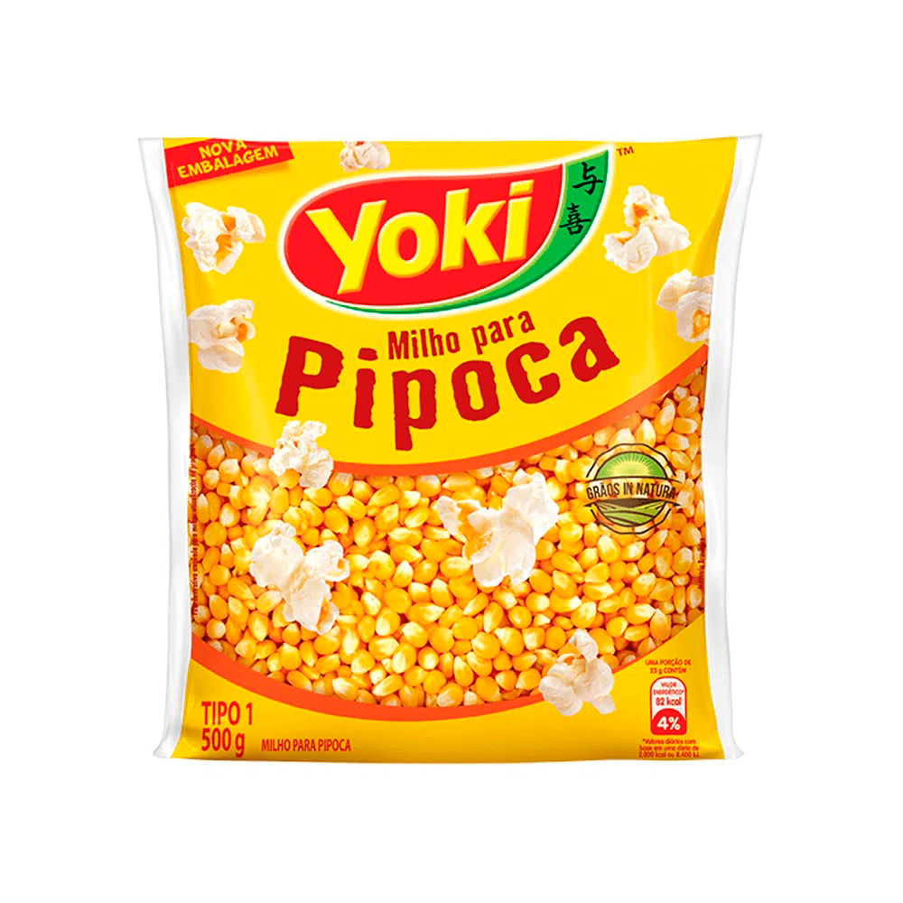 Milho de Pipoca Yoki 400g (Venc. 9/Out/24)