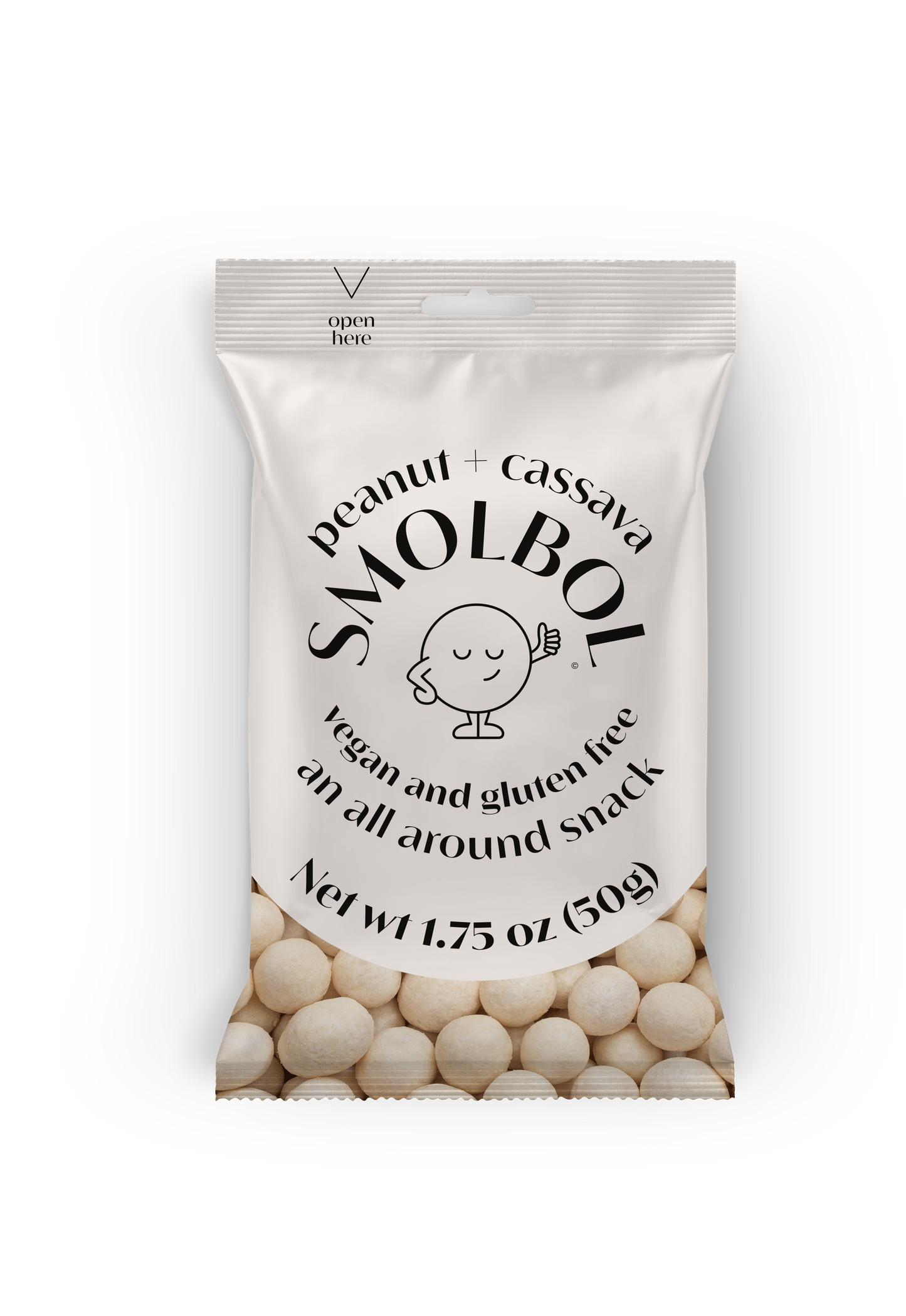 Ovinhos de Amendoim Smolbol 50g /1.75oz