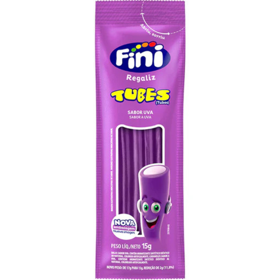 Fini Cartela Tubes Uva 15g