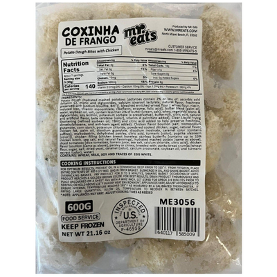 Coxinha de Frango Mr Eats Festa para Fritar 600g (ME3056)