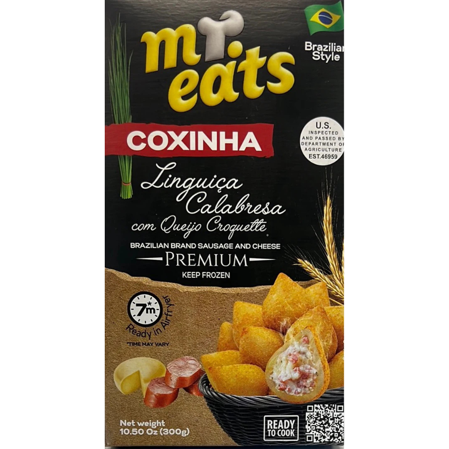 Coxinha de Frango Calabresa com Queijo Mr Eats 300g (MEB0077)