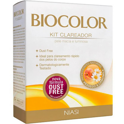 Kit Clareador/Descolorante Rapido da Biocolor 20g