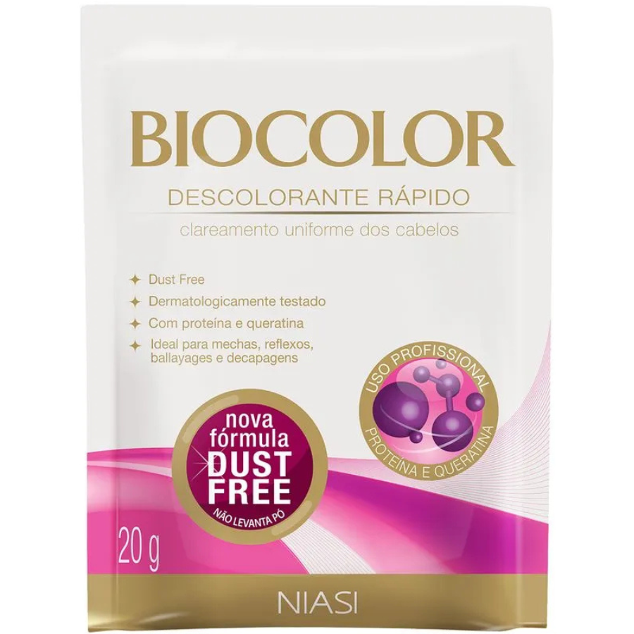 Biocolor Descolorante Pó com Proteína e Queratina 20g