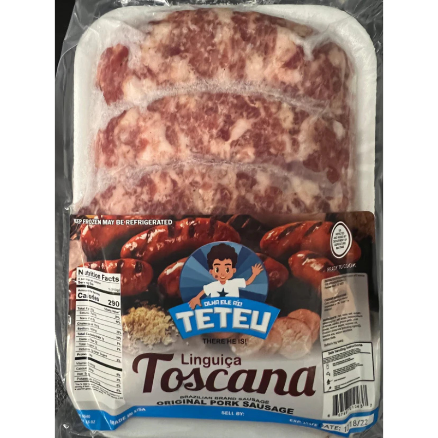 Linguiça Toscana 1lb Teteu