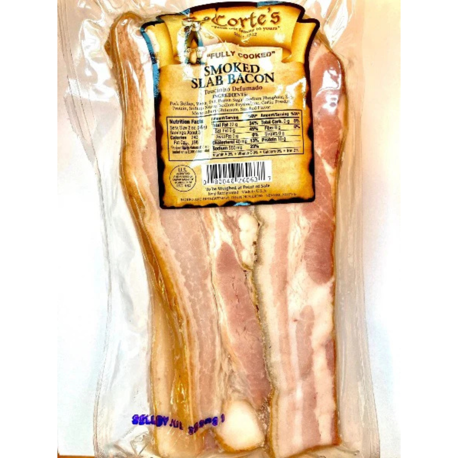 Toucinho Bacon Defumado Fatias Grossas Cortes (10.99/Lb)