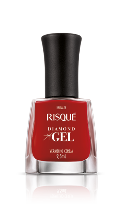 Esmalte Gel Vermelho Cereja 9.5ml - Risque