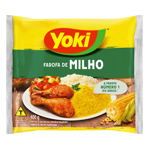 Farofa Pronta Milho Yoki 400g