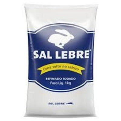 Sal Lebre Marinho Refinado 1Kg - BR Emporio