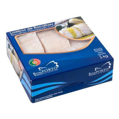 Bacalhau Lombo Bom Porto 2Lb - BR Emporio