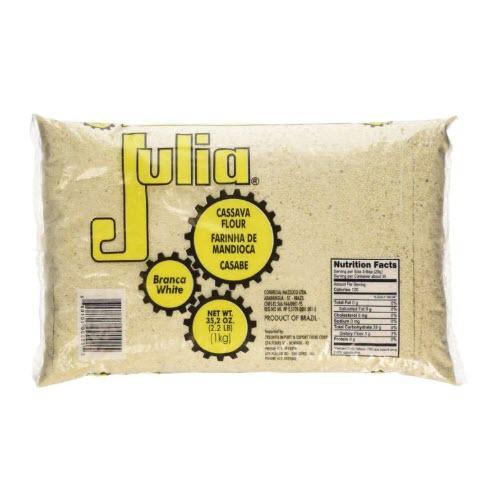 Farinha de Mandioca Branca Julia 1Kg - BR Emporio