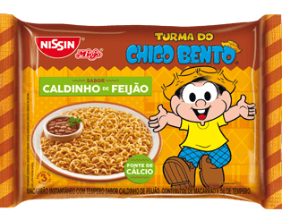 Nissin Turma da Mônica Caldinho de Feijão 75g - BR Emporio