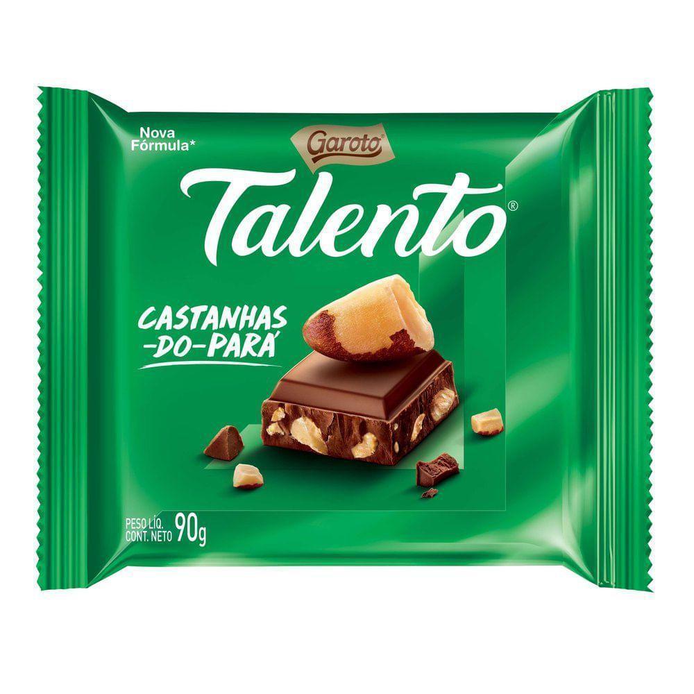 Talento Castanha-do-Para Garoto 85g - BR Emporio