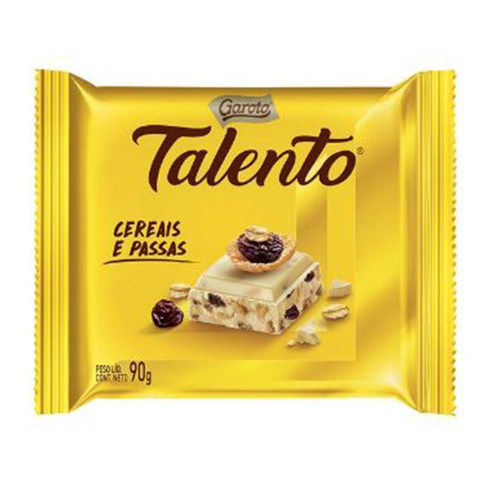 Talento Cereais com Passas Garoto 85g - BR Emporio