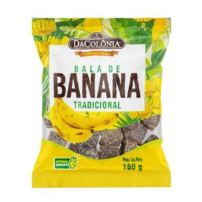 Bala de Banana Tradicional Da Colônia 160g - BR Emporio