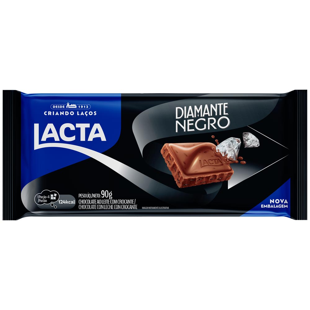 Chocolate Lacta Diamante Negro 80g