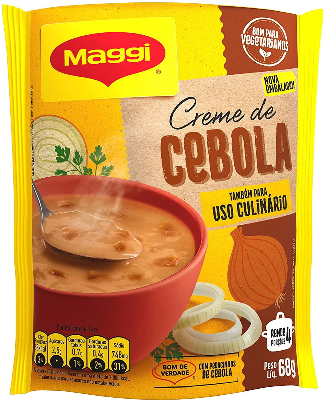 Creme de Cebola 68g - Maggi - BR Emporio