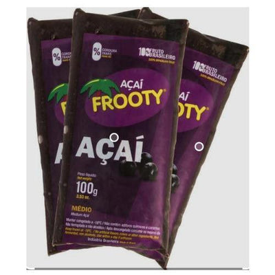 Açaí Sachet 100g (pack of 4) - Frooty - BR Emporio