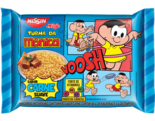 Nissin Turma da Mônica Carne 75g - BR Emporio