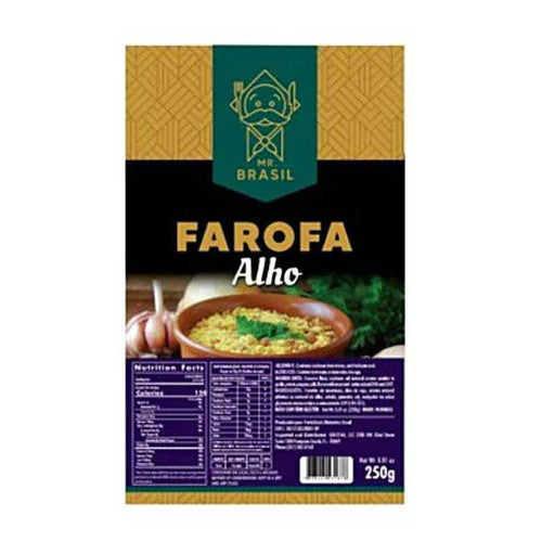 Farofa Mandioca Gourmet Alho Mr. Brasil 250g