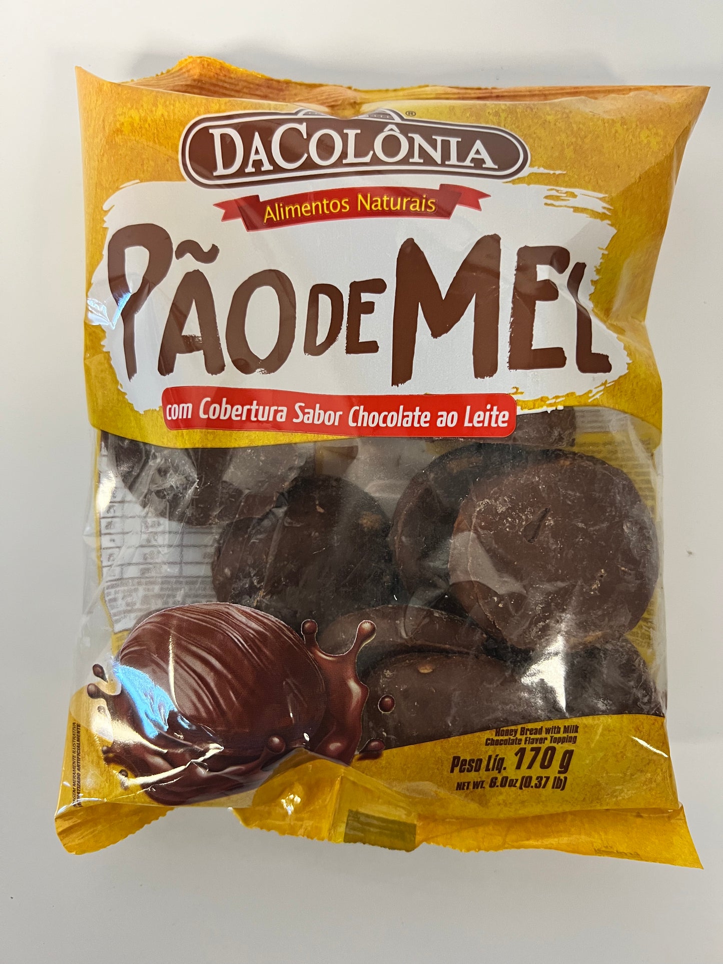 Pão de Mel C/ Chocolate Da Colônia 170g - BR Emporio