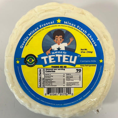 Queijo Minas Frescal Teteu 27oz - BR Emporio