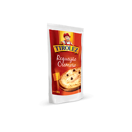 Requeijão Cremoso Pouch Tirolez 250g - BR Emporio